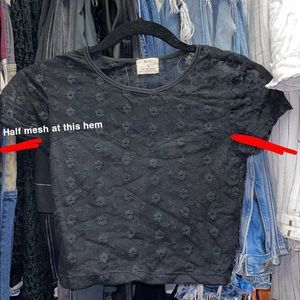 Mesh black top